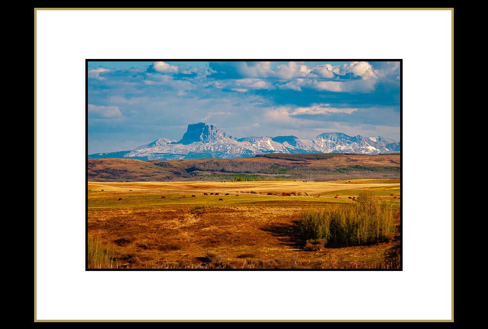 Chief Mountain and the prairies